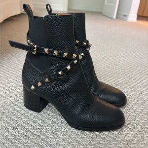 Valentino rock stud booties- size 37